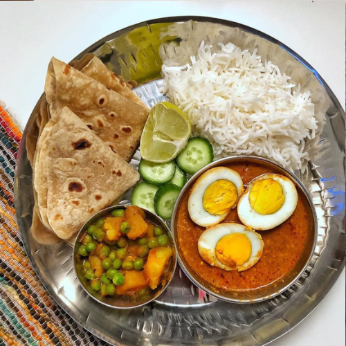 Egg thali