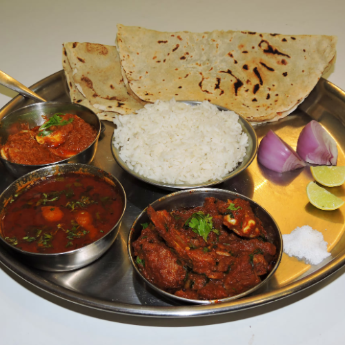 Mutton thali