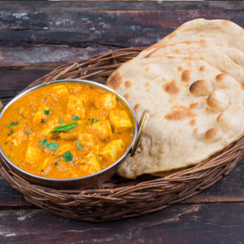 Roti with paneer