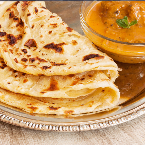 Roti with local Chicken